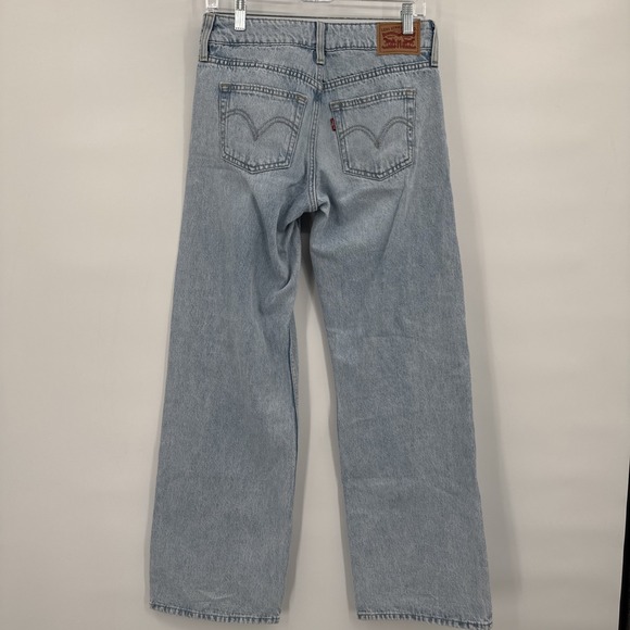 Levi's Women's Low-Rise Superlow Loose Jeans Light-wash Size 26 - Picture 1 of 14